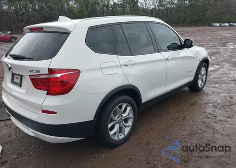 2014 BMW X3 xDrive35I z USA, uszkodzony, nr VIN 5UXWX7C50E0E82886